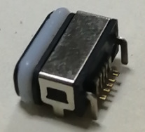 Waterproof MicroUSB 5pin board type 4-pin plug board pin SMT waterproof grade IPX8