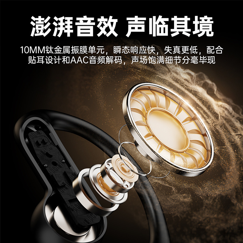 2025新款蓝牙耳机 G61挂耳式不入耳久戴不痛tws蓝牙无线耳机|undefined