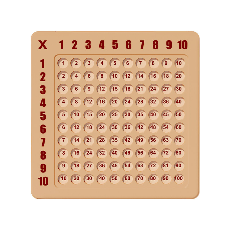 クロスボーダーのテーブルゲーム九九掛け算表は頭の数学の計算の教具の小学生の学校の贈り物の卸売りを鍛えます。|undefined