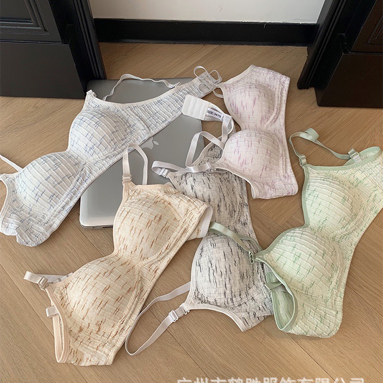 Venta directa de fábrica comercio electrónico transfronterizo Sudeste de Asia Vietnam Tailandia damas sin costuras sujetador de recogida lateral cómodo