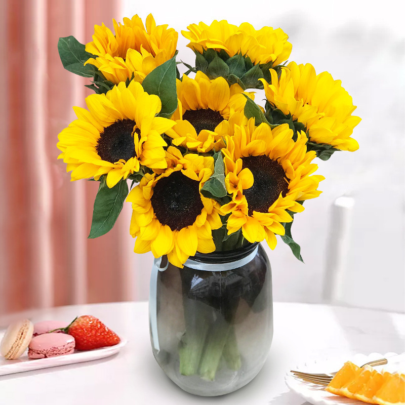玫瑰花鲜花云南昆地批直发百合向日葵红豆家用鲜切水养插绢花|undefined