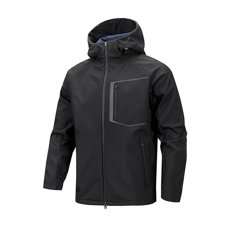【5391】Dimoto! Soft Shell Jacket Men's Outdoor Windproof and Waterproof Casual Jacket Fleece-Lined Hooded Jacket 【5391】Dimoto! Soft Shell Jacket Men's Outdoor Windproof and Waterproof Casual Jacket Fleece-Lined Hooded Jacket