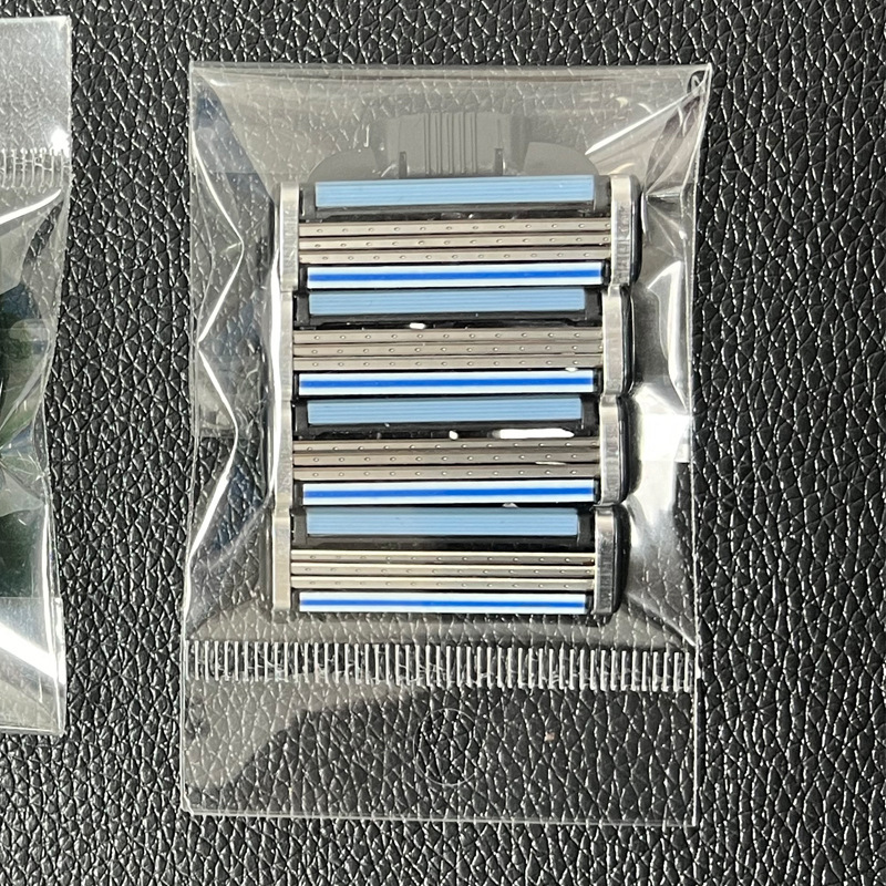 3-Layer Razor Head Suitable for Geely Mach3 Razor Blades, Durable and Sharp for Men's Manual Razors