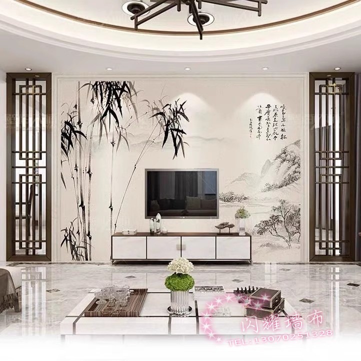 轻奢风潮牌麻将馆主题背景墙布网红服装店墙纸奢侈品棋牌装饰壁纸|undefined