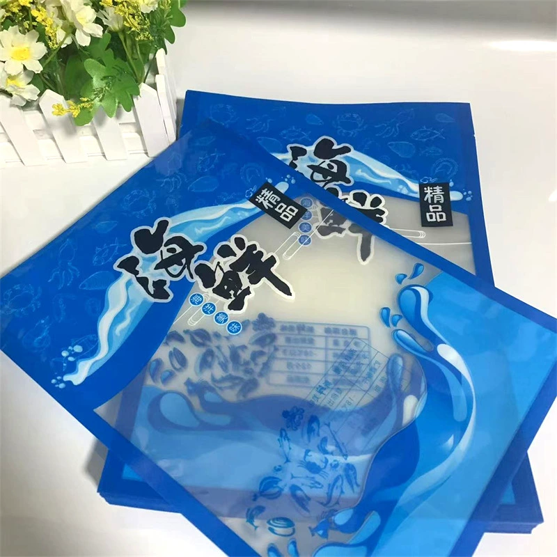 В наличии Морепродукты Упаковочная сумка Морепродукты Креветки Морепродукты Упаковочная сумка Фабрика Пищевая упаковка Сумка Seal Bag