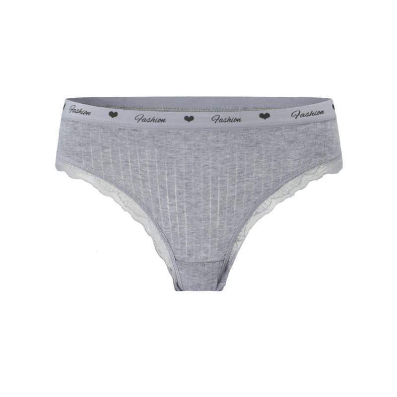 新品丁字内裤女生蕾丝收腹抽针丁子裤女低腰透气纯棉T裤厂家批发|undefined