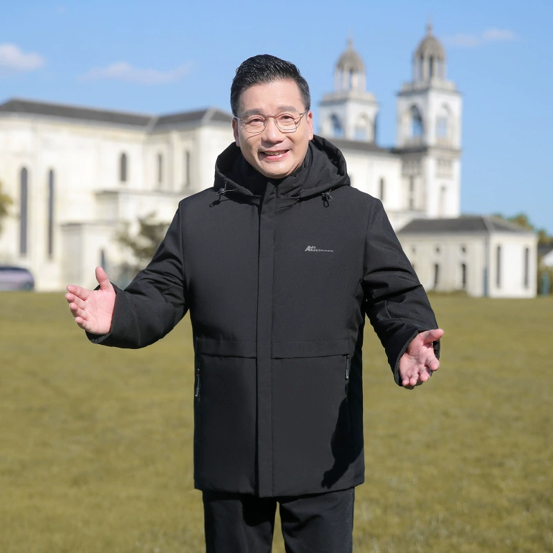 Мужская хлопчатобумажная одежда 2025 зимняя мужская одежда средний и пожилой папа дедушка куртка утолщенные бархатные хлопчатобумажная одежда новый повседневный