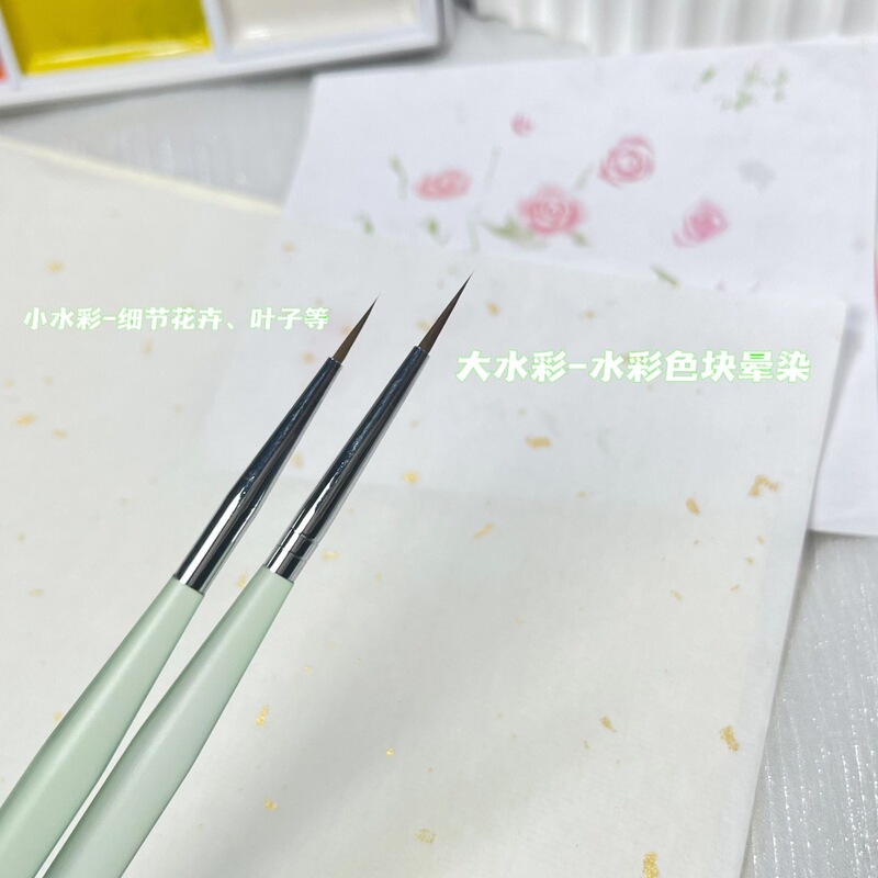 新商品【森の霧シリーズ】水彩筆ネイルアート専用専門の糸を引いて水彩ペンを染めます。|undefined