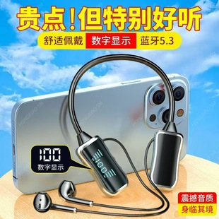 Private Model Cross-Border Hanging Neck Bluetooth Headset Running Business Karaoke Bluetooth Wireless Headset Super Long Standby Wholesale