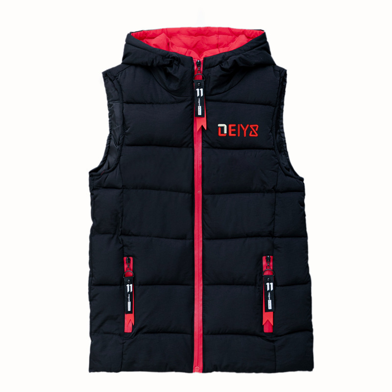 Gilet da donna in cotone, gilet imbottito in cotone, nuovo, caldo, con cappuccio in cotone, alla moda, da donna_voghion.com