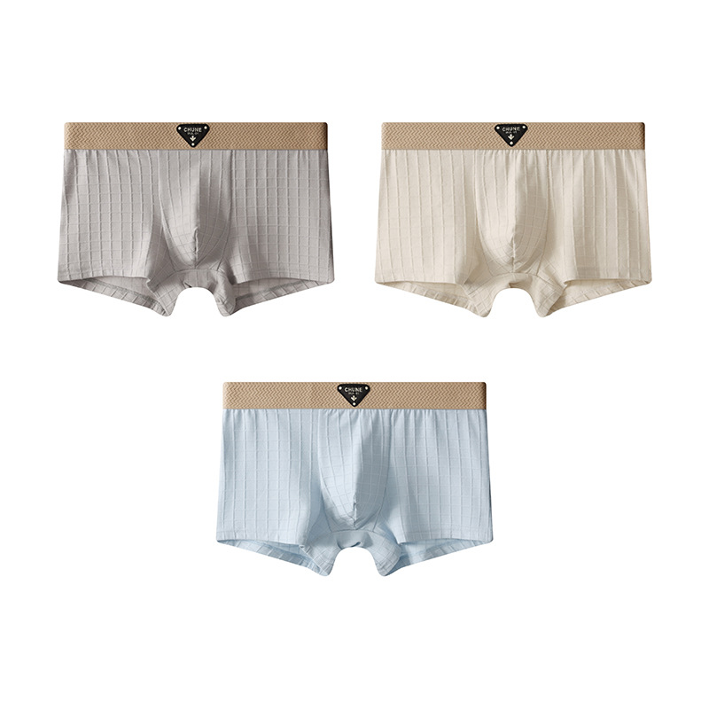 Three packs (light gray + light apricot + blue)