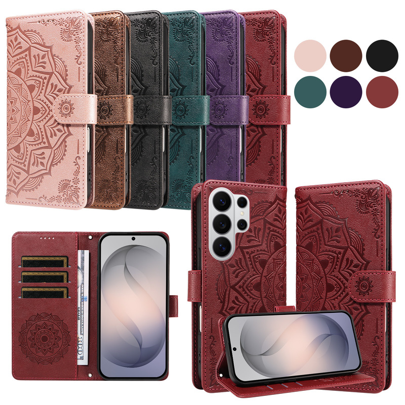 Samsung S26 Plus S25 Fe Phone Case Note 20 M52 5g Protective Leather Case