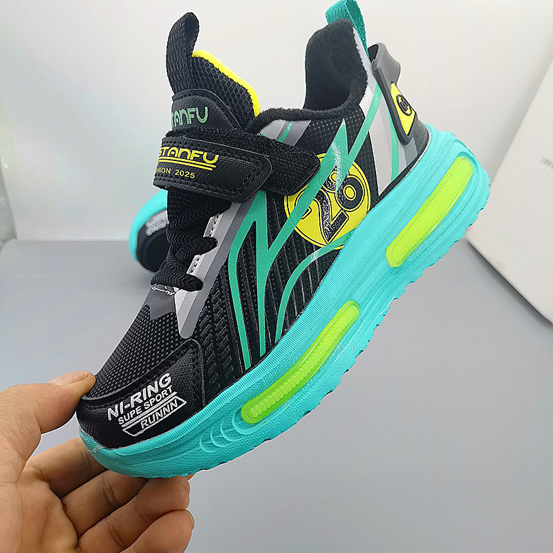 Yulezi cuero de algodón 32 - 37 yardas 2025 nuevos zapatos transpirables para niños, zapatos de papá, zapatos deportivos para hombres