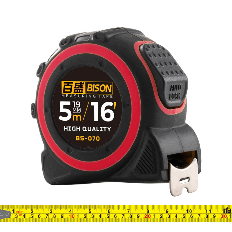 Fábrica personalizada mayorista comercio exterior transfronterizo cinta de acero de pulgadas 3 - 5 metros ingeniería anti-caída auto-bloqueo de espesamiento de alta precisión
