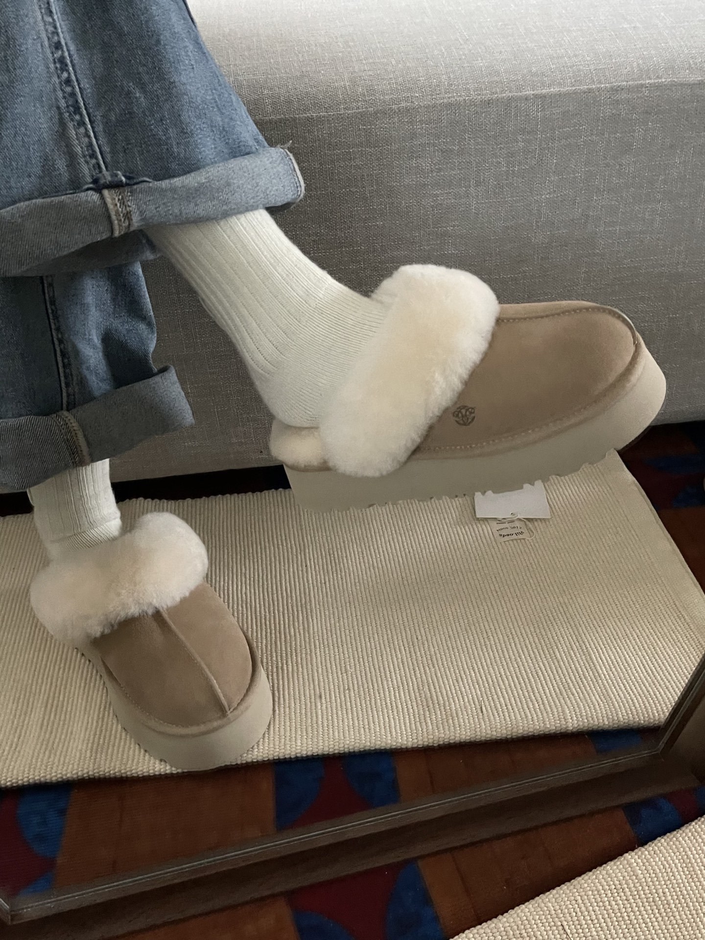 Stivali da neve corti in pelle di pecora con fodera in pile 2025 autunno inverno cotone caldo ispessito scarpe da donna con rialzo_voghion.com