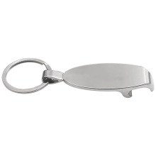 长椭圆形金属开瓶器钥匙扣激光印刷啤酒瓶开瓶创意广告小礼品