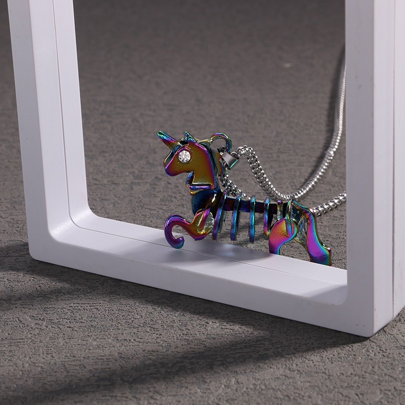 Edelstahl Herren Halskette Legierung Anhänger Hip Hop personalisierte trendige lange Pullover Kette_voghion.com