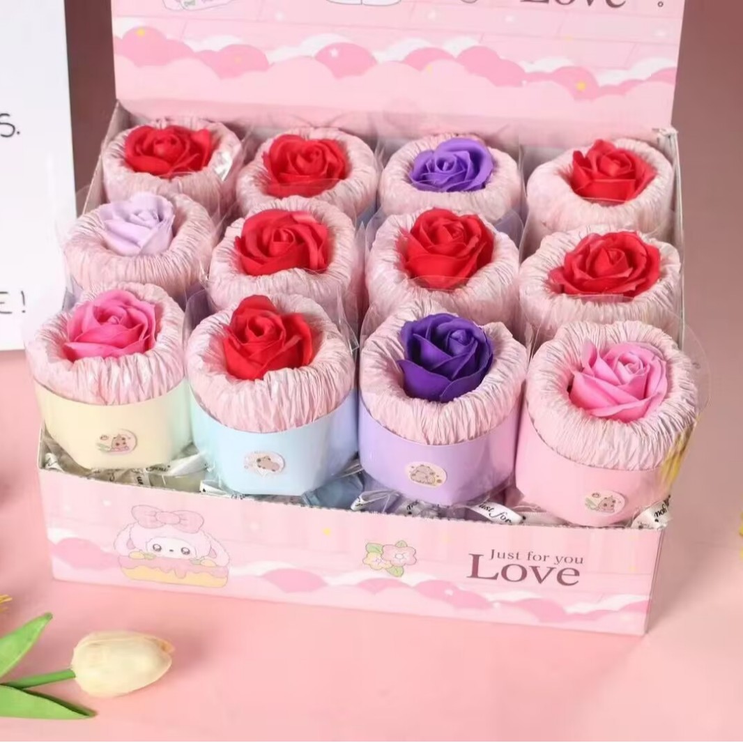 2025新款教师节礼物花束送老师创意玫瑰手捧花奶茶杯花束礼盒