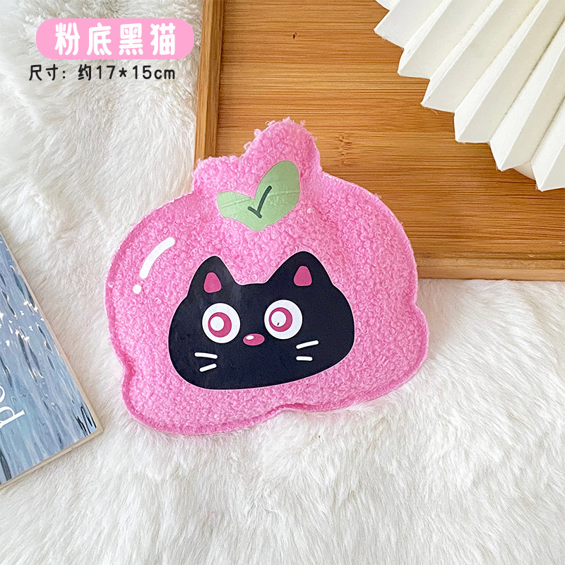 新型の小さいサイズの冬のアニメのぬいぐるみの湯たんぽの注水湯たんぽの湯たんぽの学生はお腹の湯たんぽを温めます。|undefined