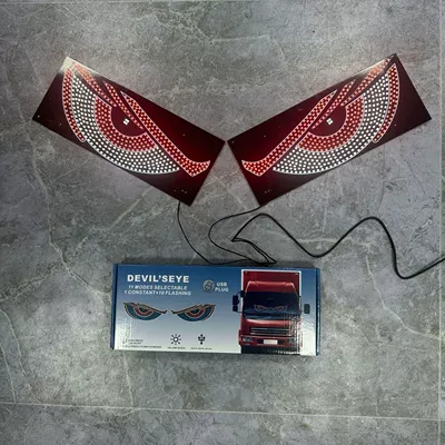 Front and Rear Windshield Light – Other lights - xl1-red-and-white-left-and-right-pair