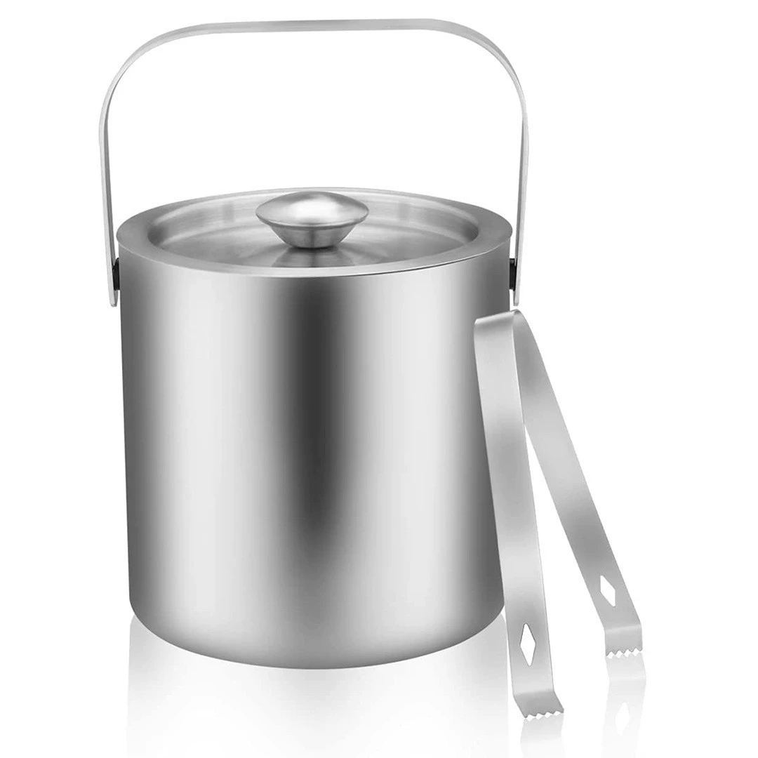 Double-layer ice bucket stainless steel, pen, Amazon