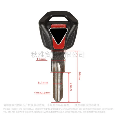 Motorcycle Key, Key Embryo Chip