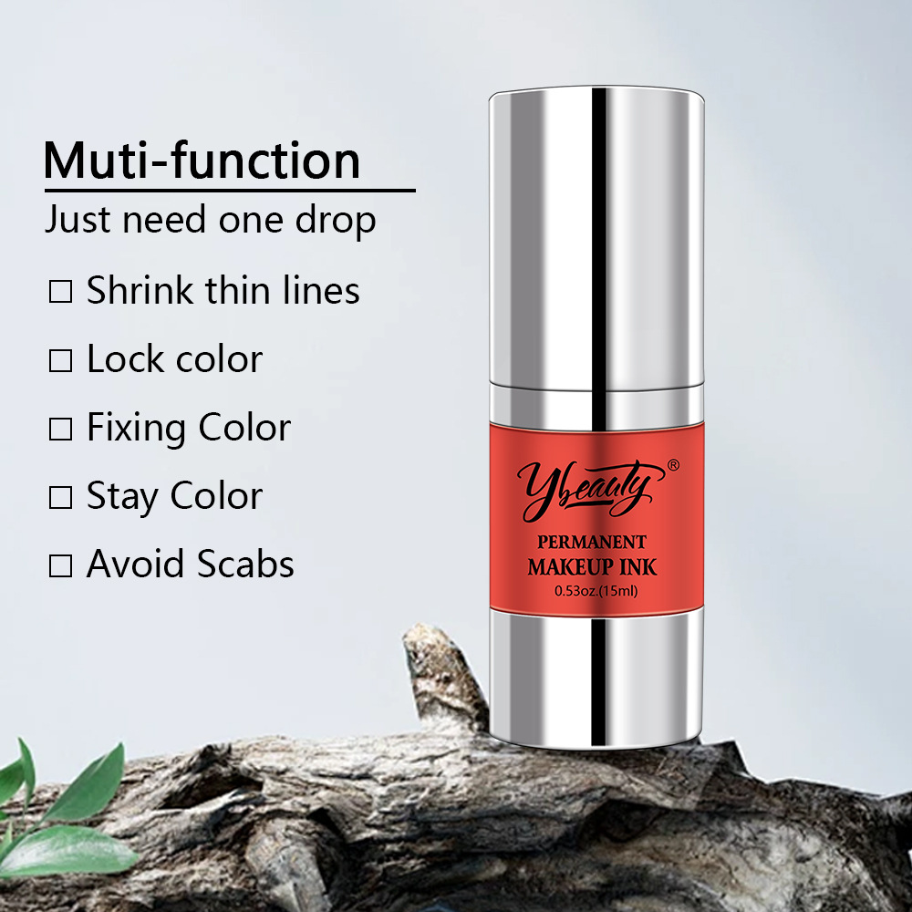 Semipermanente ceja labial color vegetal 15ml ceja silvestre línea pupillar de color fácil de colorear bordado colorante