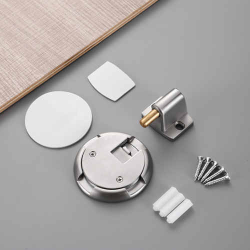 No punching, mechanical ground suction, non-magnetic push-type windproof door suction, automatic locking door, anti-collision door, zinc alloy door top