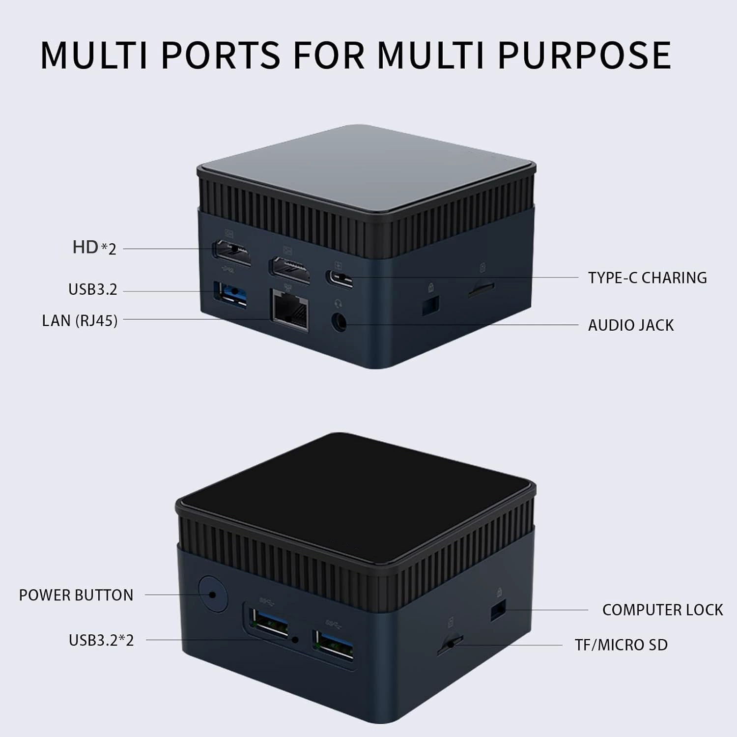 SOYO M2 Pro MINI 12+256/512 ГБ N100-PG с Windows 11, поставка в Гонконг