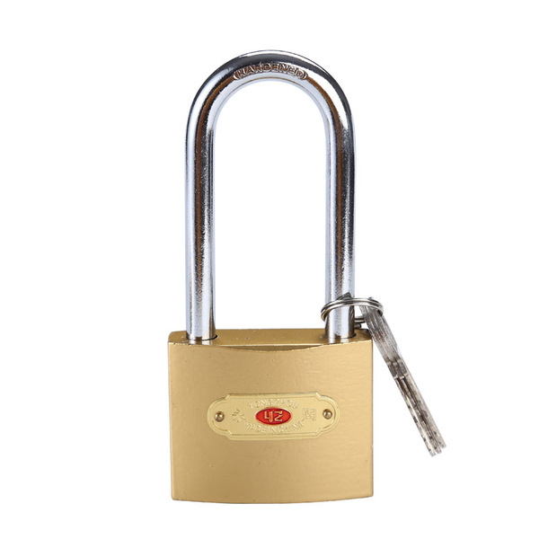 Long beam imitation copper -hanging lock thick lock body anti -theft…