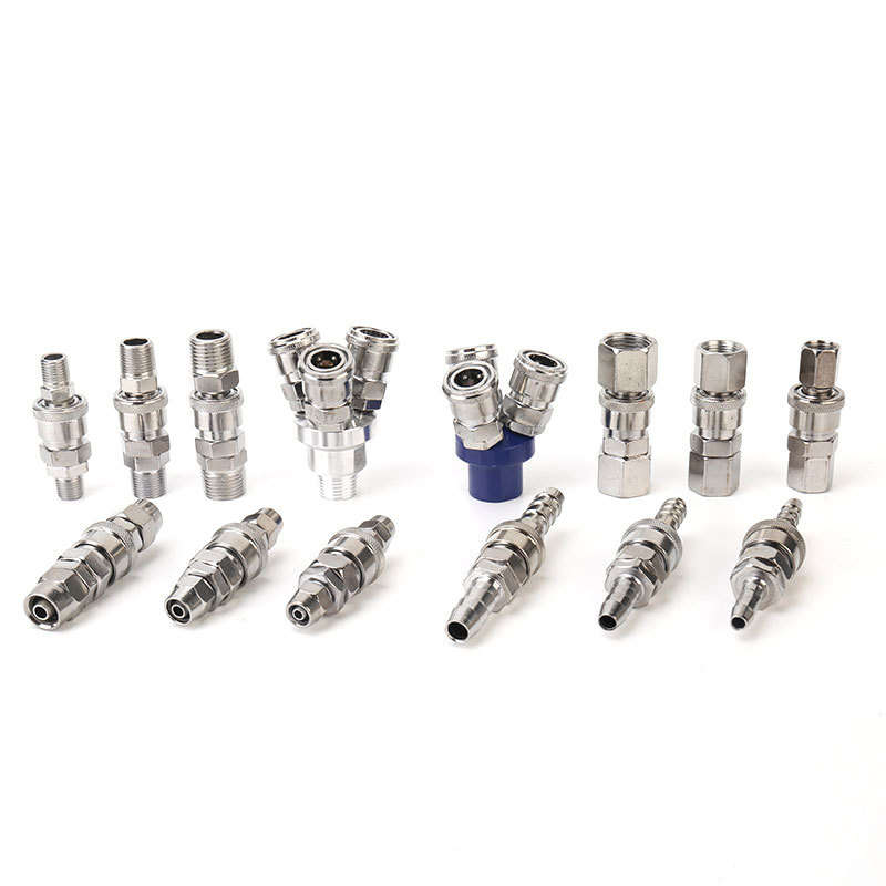 空気圧プラスチック鋼亜光c式セルフロック高速継手エアガン風管エアポンプ分路エアコンプレッサ二三方