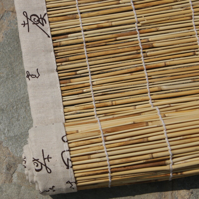 Straw Reed Curtain Retro Curtain Partition Sunshade Straw Curtain Wall Decoration Reed Curtain Bamboo Free Shipping