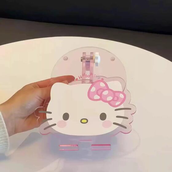 Cute Hello Kitty Cat Mobile Phone Holder Desktop iPad Tablet Universal Adjustable Acrylic Ornaments