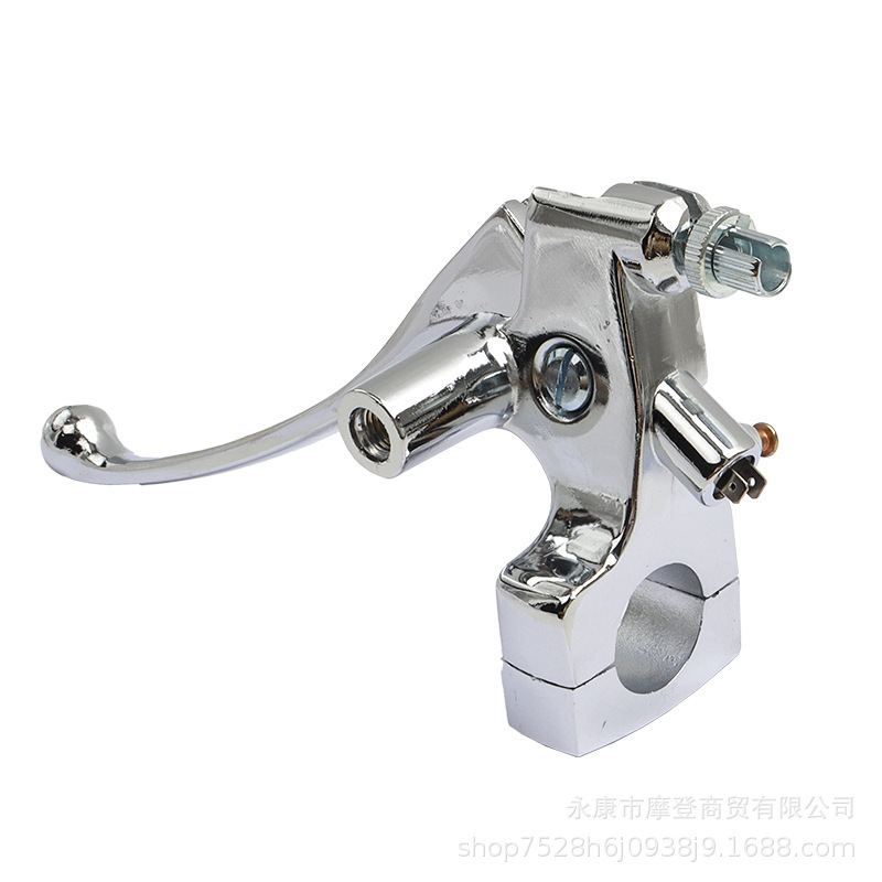 Motorcycle Accessories Electroplated 25mm Handlebar Hydraulic Brake Master Cylinder Brake Upper Pump Left and Right Set Big Turtle King 14mm