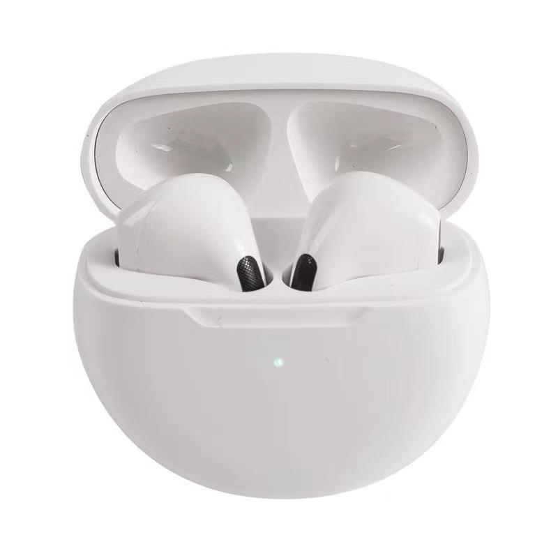 Nuevos auriculares Bluetooth pro6 transfronterizos, batería de larga duración, TWS de alta potencia, deportes simples de alta calidad de sonido