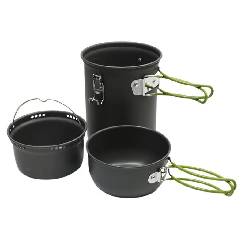 Camping pots and outdoor pots and utensils camping cookware picnic sets camping cook pot picnic set portable individual pot