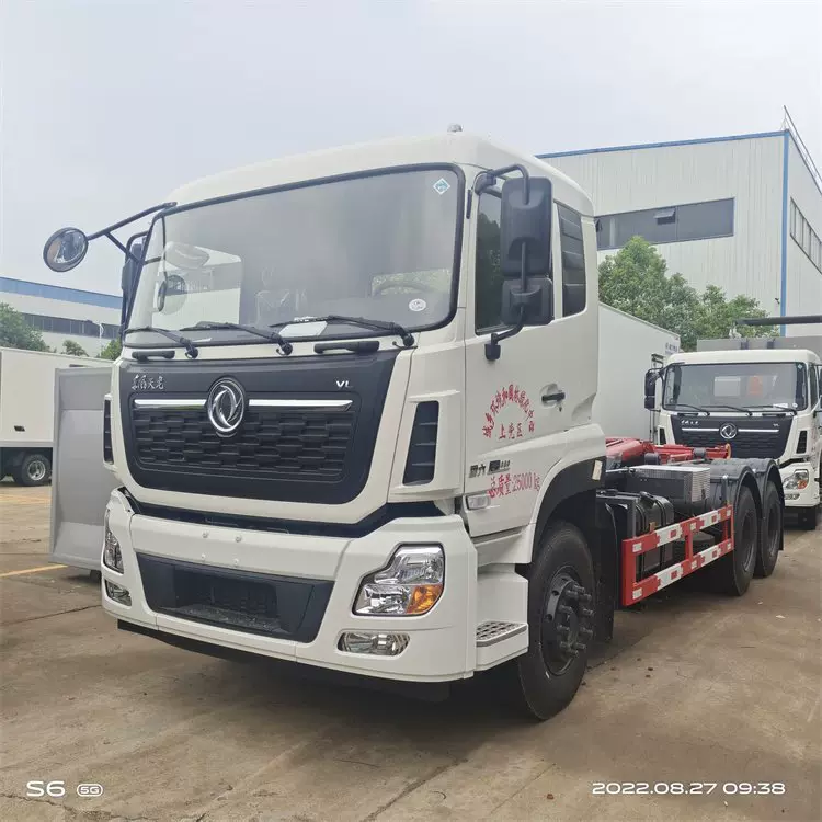 配套勾臂式转运车 可选大落地斗 后装卸式 现车供应 垃圾车