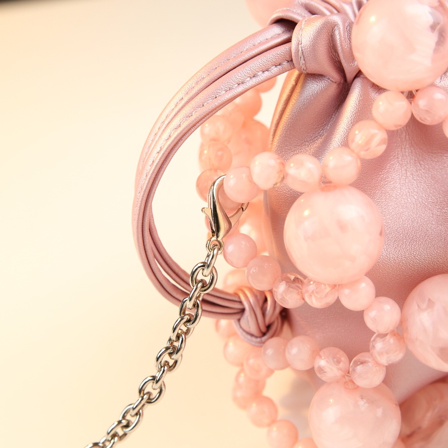 Nuova borsa da donna con design a nicchia in metallo traforato, borsa a secchiello alla moda per feste serali, stile popolare_voghion.com