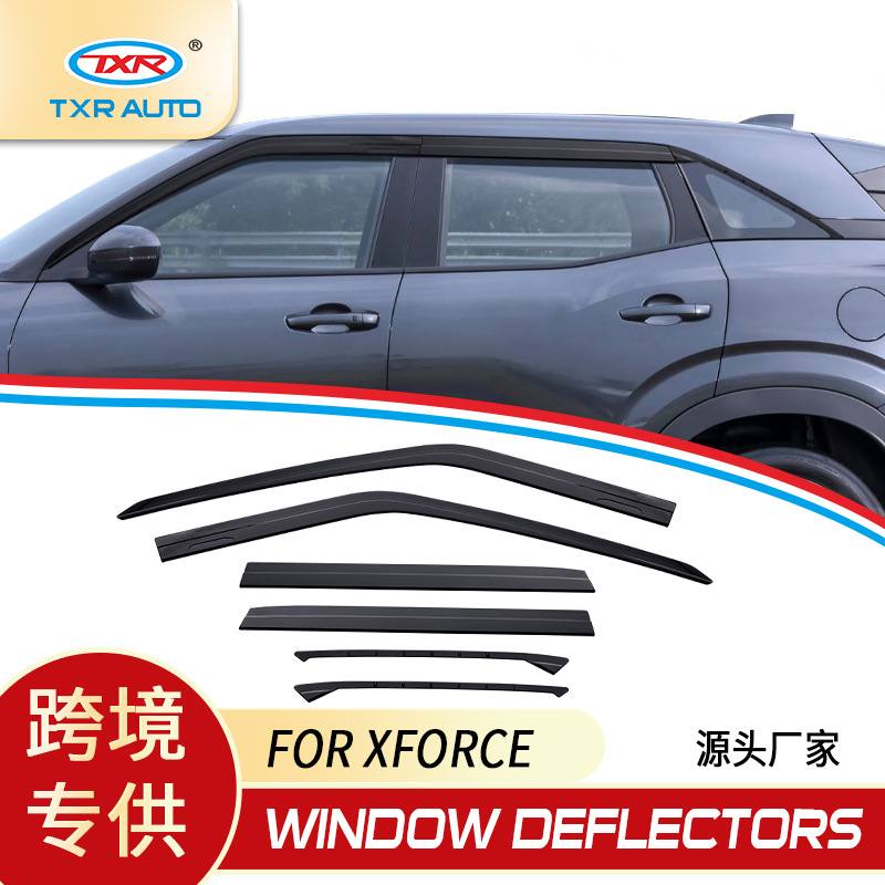 TXR para Mitsubishi, protector de lluvia de la ventana Mitsubishi Xforce Window Deflecto