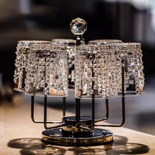 高档水晶玻璃威士忌酒杯套装洋酒杯啤酒杯扎啤杯家用客厅摆件