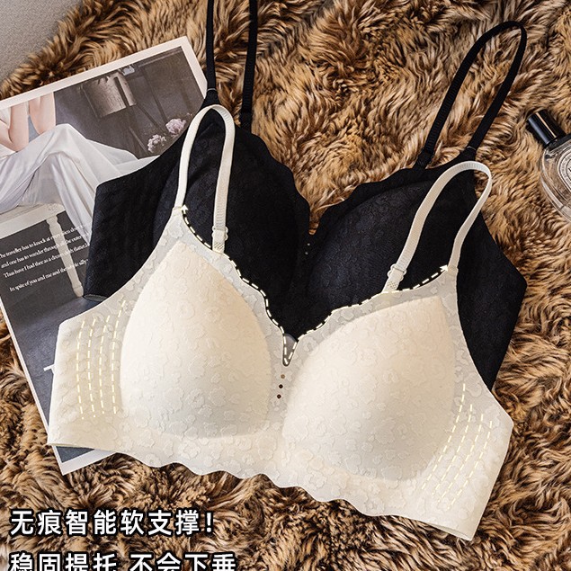 Venta directa de fábrica comercio electrónico transfronterizo Sudeste de Asia Vietnam Tailandia damas sin costuras sujetador de recogida lateral cómodo