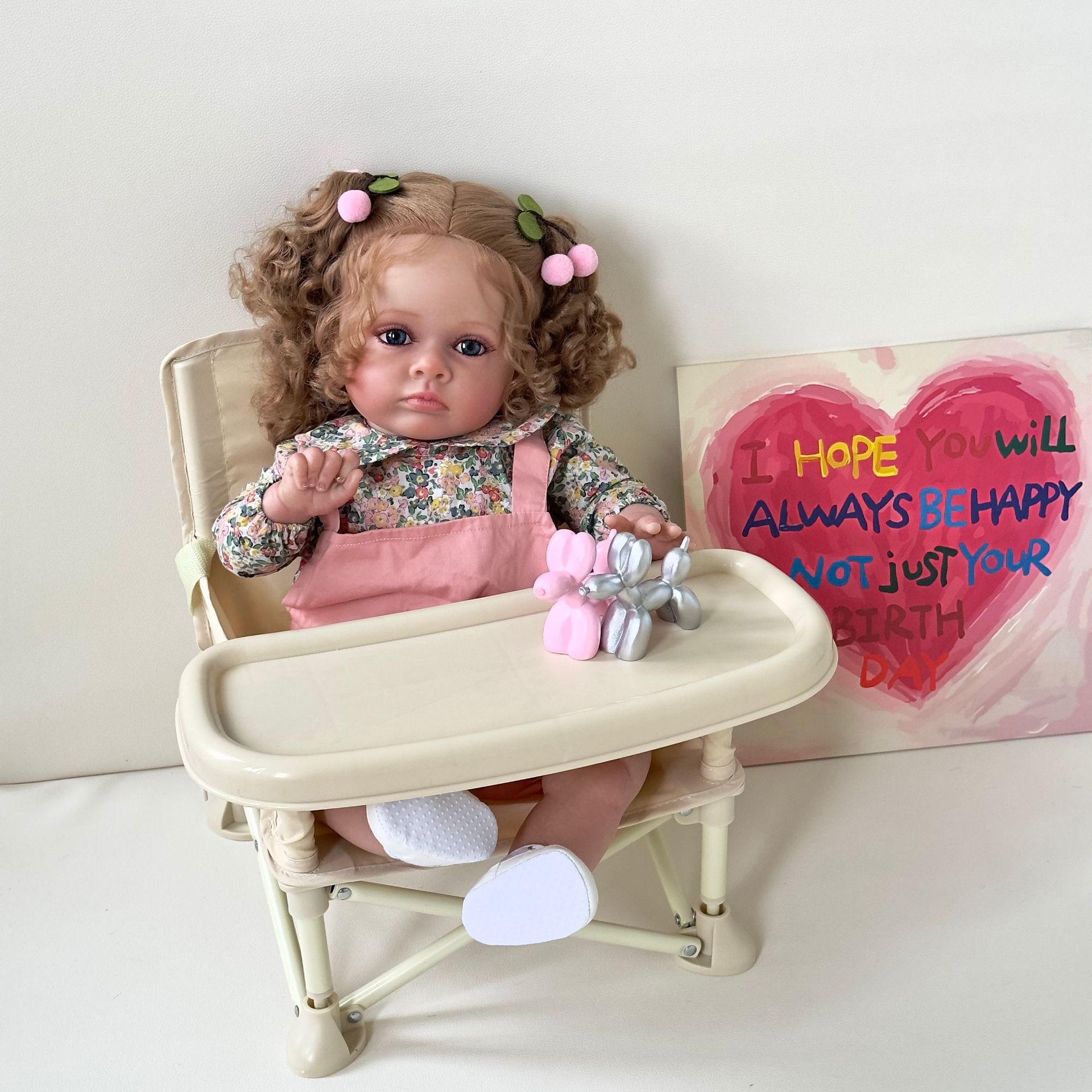 60cm simulación bebé renacido muñeca Tutti lindo bebé transfronterizo e-commerce suministro de una sola pieza de entrega