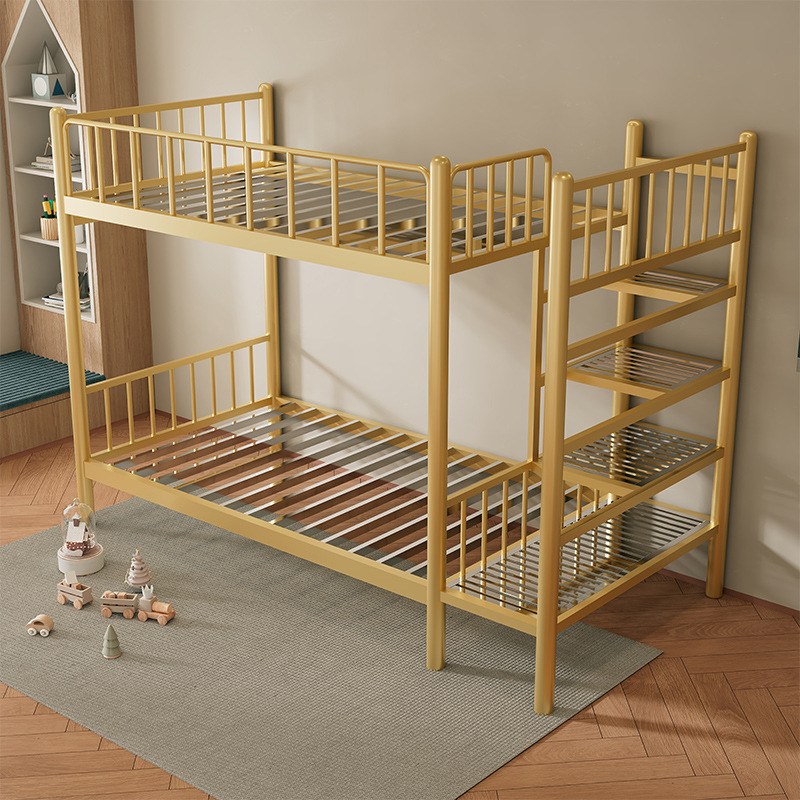 Golden stainless steel bed frame + 13 beams
