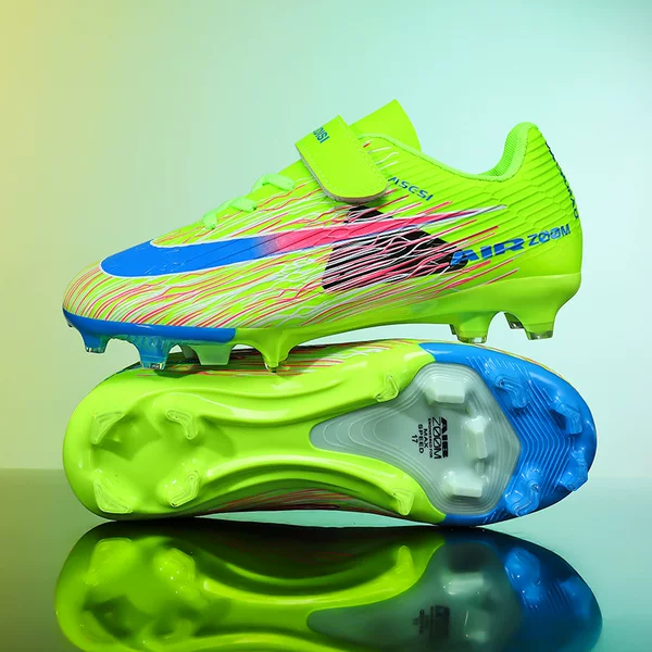 Cross-border children's soccer cleats, suitable for elementary school students, for grass training, and for youth boys and girls to wear in soccer matches