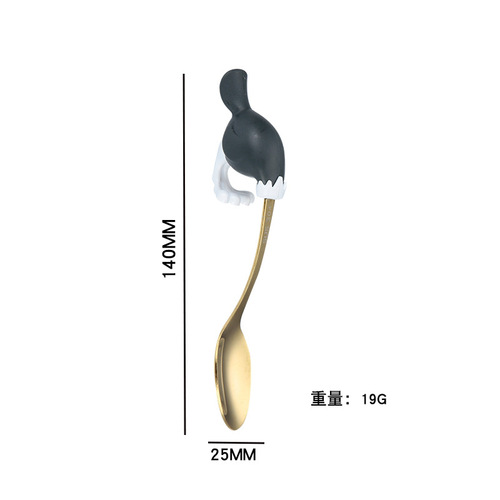 304 Stainless Steel Creative Mugs Stirring Spoon Bar Stirring Spoon Dessert Spoon Gift Set