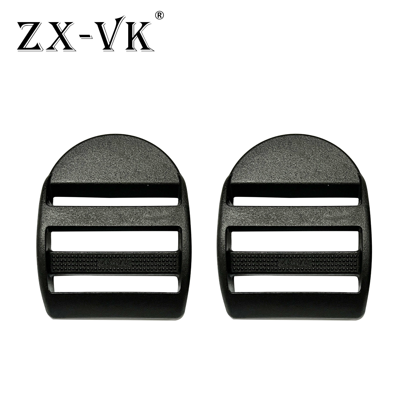 Ventas directas de fábrica 38mm de alta calidad mochila hebilla ajustable hebilla de ojo curvado POM trapezoidal hebilla de cuatro engranajes hebilla de escalera de plástico image 6