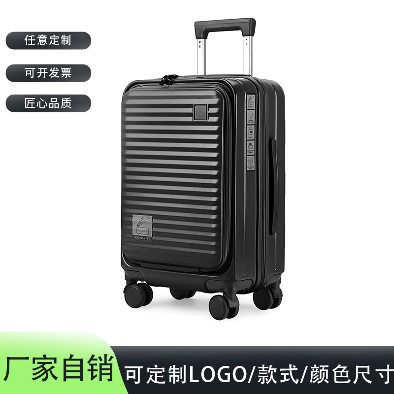 New Model Password Lock Suitcase with Custom Logo and Trademark, Travel Suitcase in Stock, Foreign Trade Three-Piece Set, Front-Opening Luggage Suitcase New Model Password Lock Suitcase with Custom Logo and Trademark, Travel Suitcase in Stock, Foreign Trade Three-Piece Set, Front-Opening Luggage Suitcase