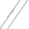 Square men's chain stainless steel, silver necklace, accessory, 60cm