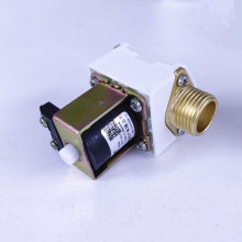 厨卫灌水进水电磁阀DC12V/DC24V有压常开4分铜接口无过滤口防盗水