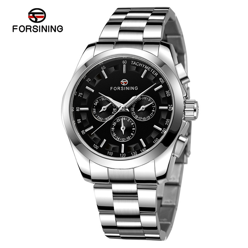 Forsining6917m3r2 nuevos hombres de seis pines mecánico automático reloj personalizado regalo tendencia de la moda